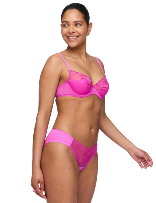 Marie Jo Etoile Half-Padded Plunge Bra Cactus Flower 