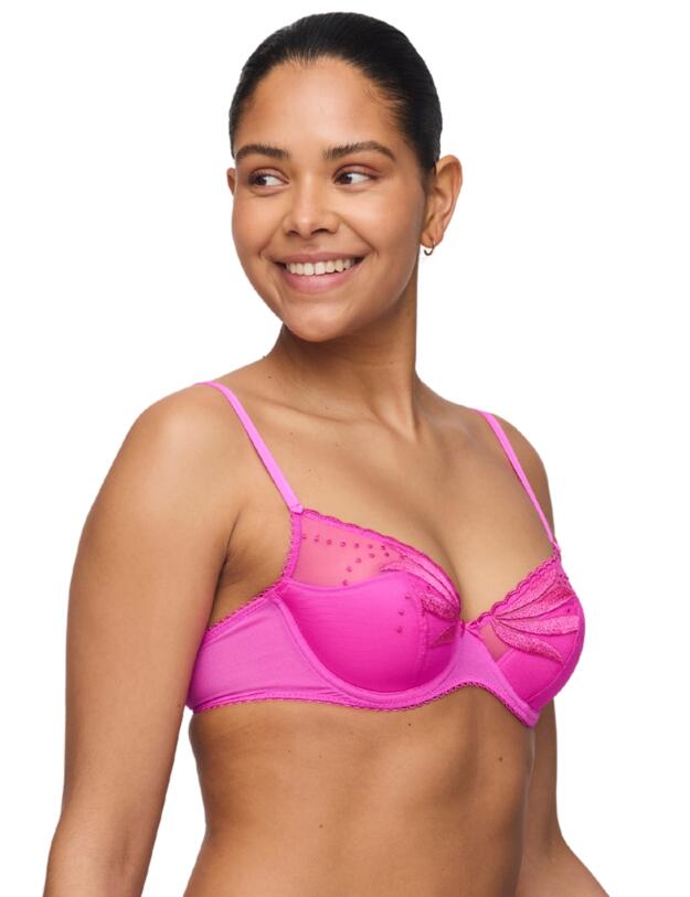 Marie Jo Etoile Half-Padded Plunge Bra Cactus Flower 
