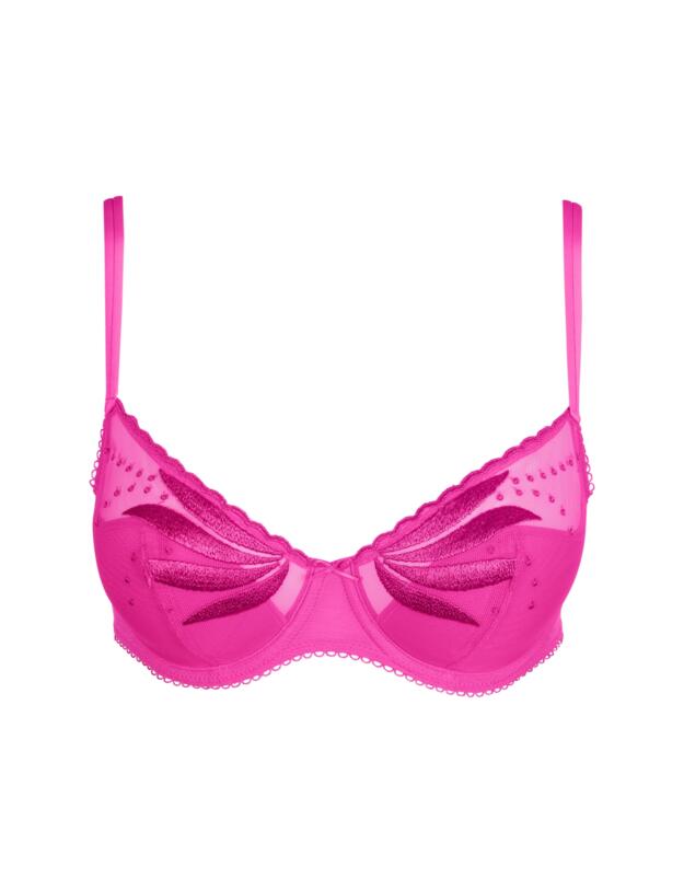 Marie Jo Etoile Half-Padded Plunge Bra Cactus Flower 