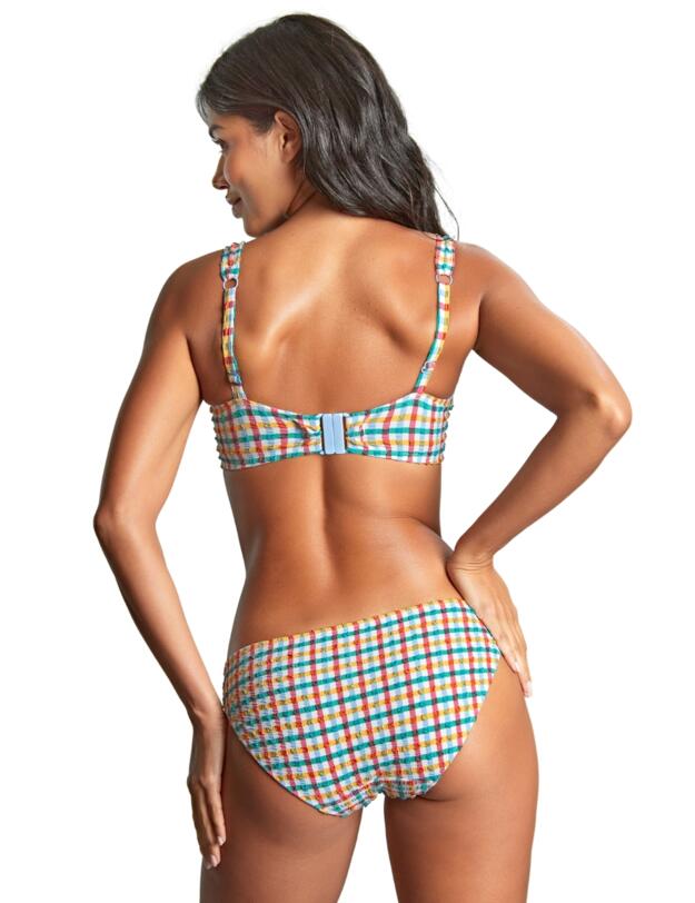 Panache Seersucker Brazilian Bikini Brief Seersucker Multi 
