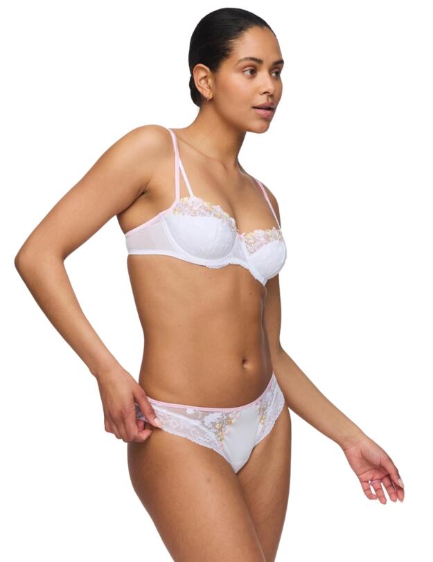 Marie Jo Lizelot Half-Padded Balcony Bra White