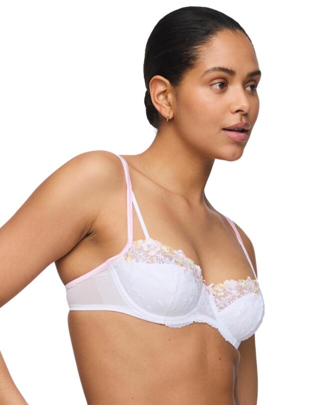 Marie Jo Lizelot Half-Padded Balcony Bra White