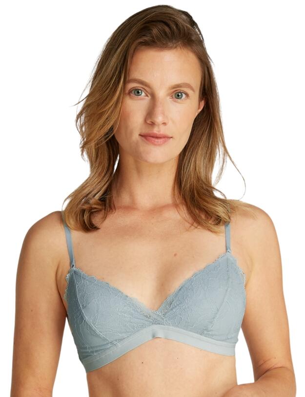 Calvin Klein Icon Lace Lightly Lined Triangle Bra Stratosphere 