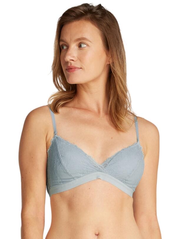 Calvin Klein Icon Lace Lightly Lined Triangle Bra Stratosphere 