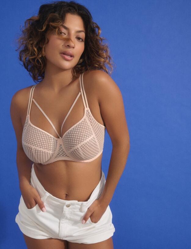 Prima Donna Twist Glass Beach Full Cup Bra Crystal Pink 