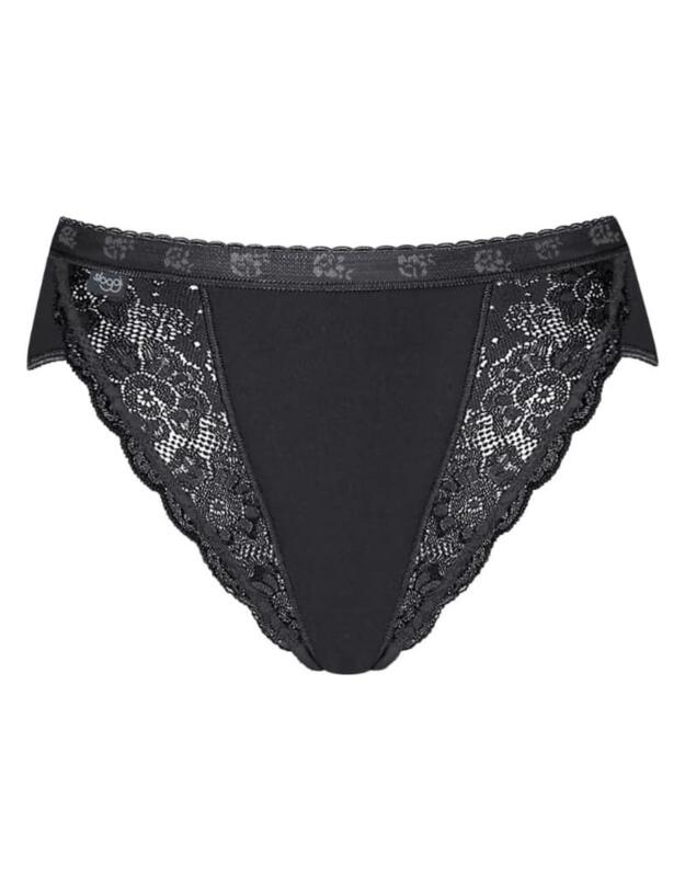 Sloggi Chic Tai Brief 3 Pack Black 