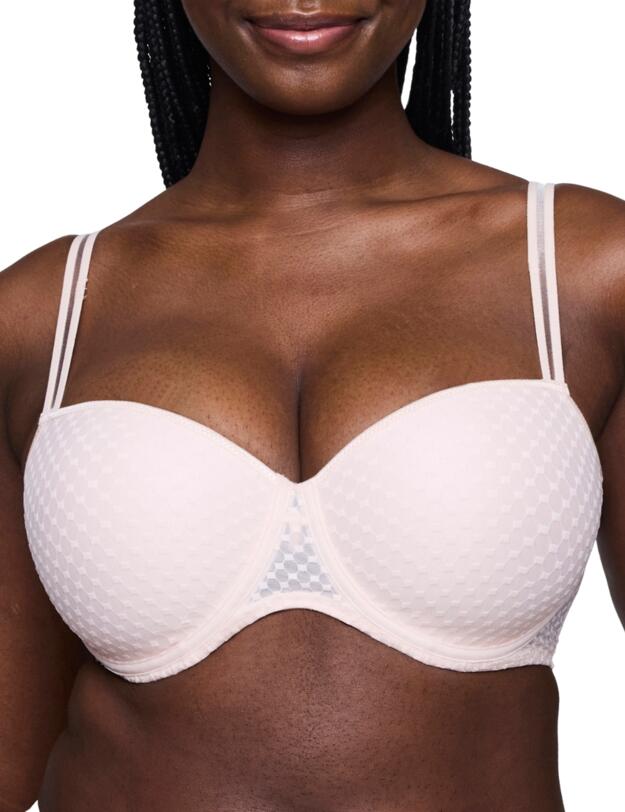 Prima Donna Twist Glass Beach Padded Balcony Bra Crystal Pink