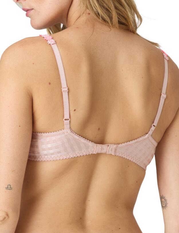 Marie Jo Avero Tiny Padded Plunge Bra Powder Rose 