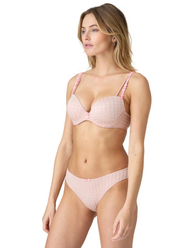 Marie Jo Avero Tiny Padded Plunge Bra Powder Rose 