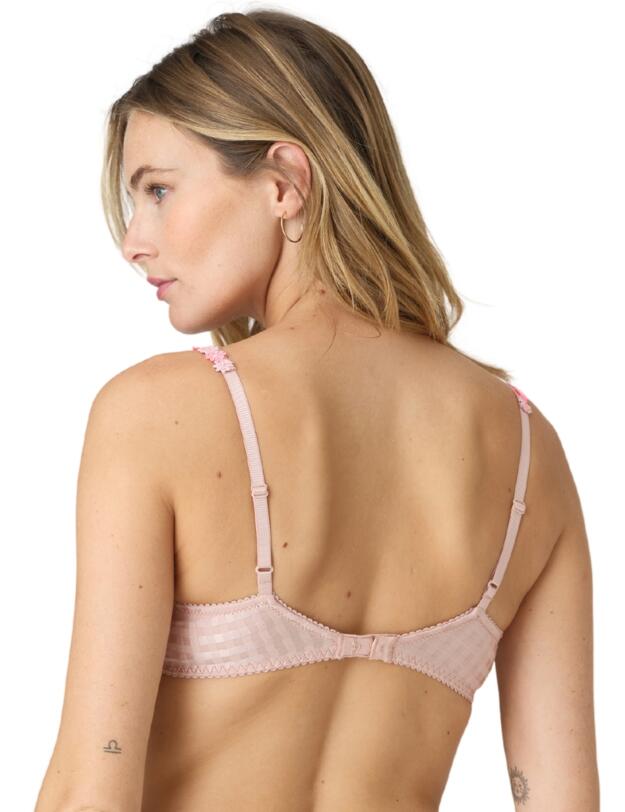 Marie Jo Avero Tiny Padded Plunge Bra Powder Rose 