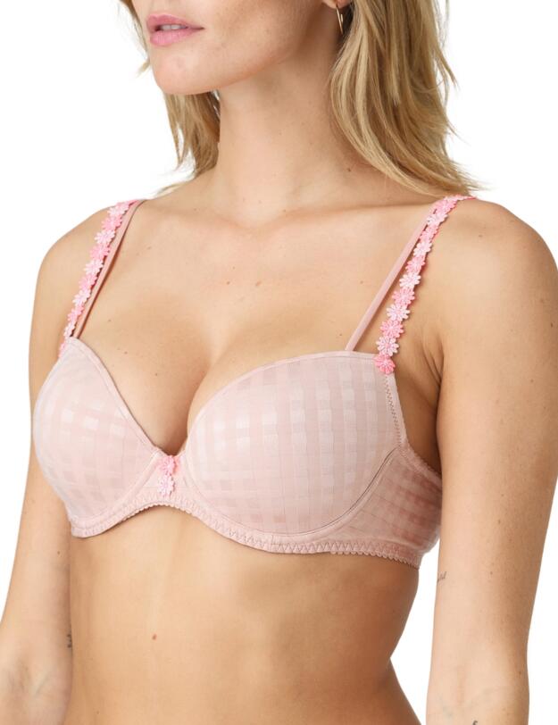 Marie Jo Avero Tiny Padded Plunge Bra Powder Rose 