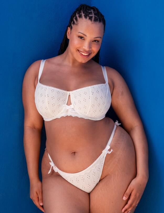 Curvy Kate Flora Tanga Brief White 