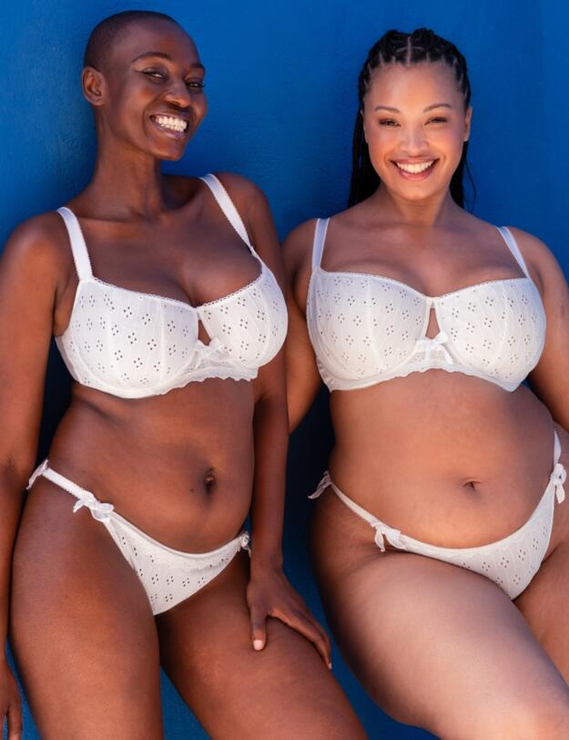 Curvy Kate Flora Tanga Brief White 