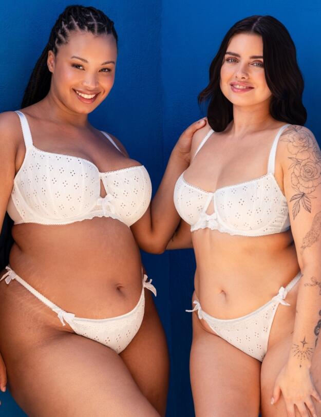 Curvy Kate Flora Tanga Brief White 