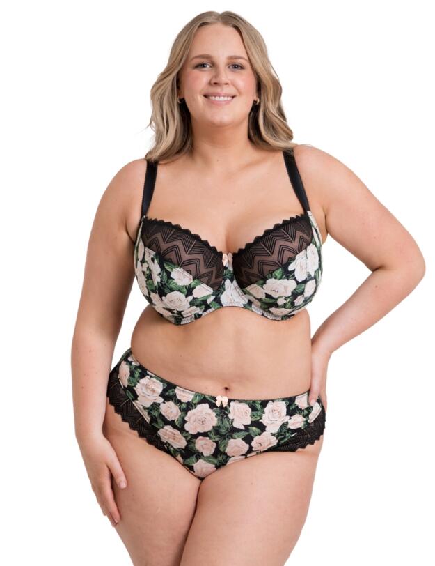 Curvy Kate Wild One Brazilian Brief Floral Print 