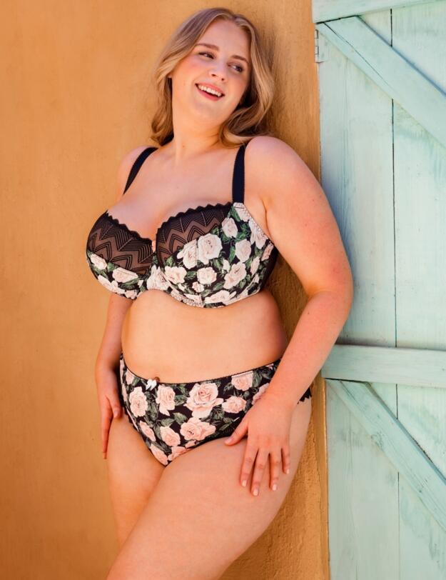 Curvy Kate Wild One Brazilian Brief Floral Print 