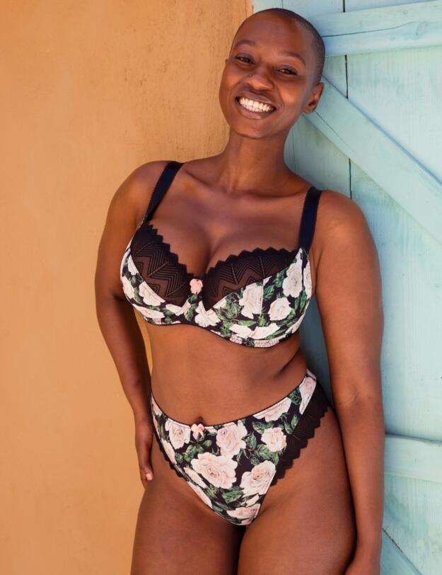 Curvy Kate Wild One Brazilian Brief Floral Print 