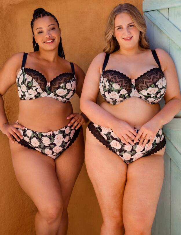 Curvy Kate Wild One Brazilian Brief Floral Print 