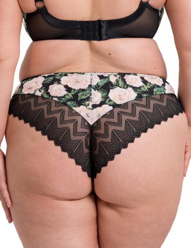 Curvy Kate Wild One Brazilian Brief Floral Print 