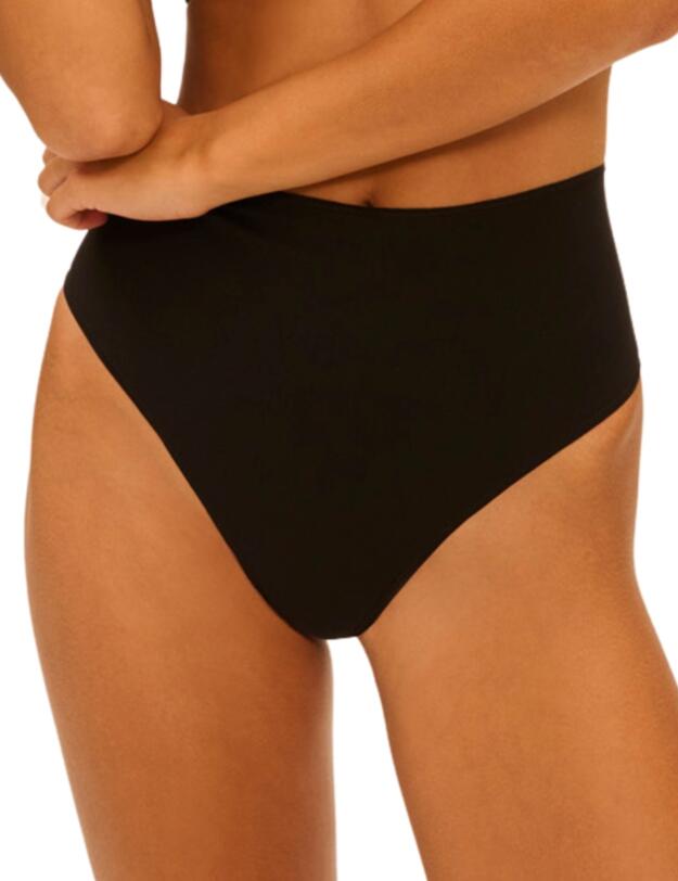Simone Perele Story High Waist Shaper Thong Black 