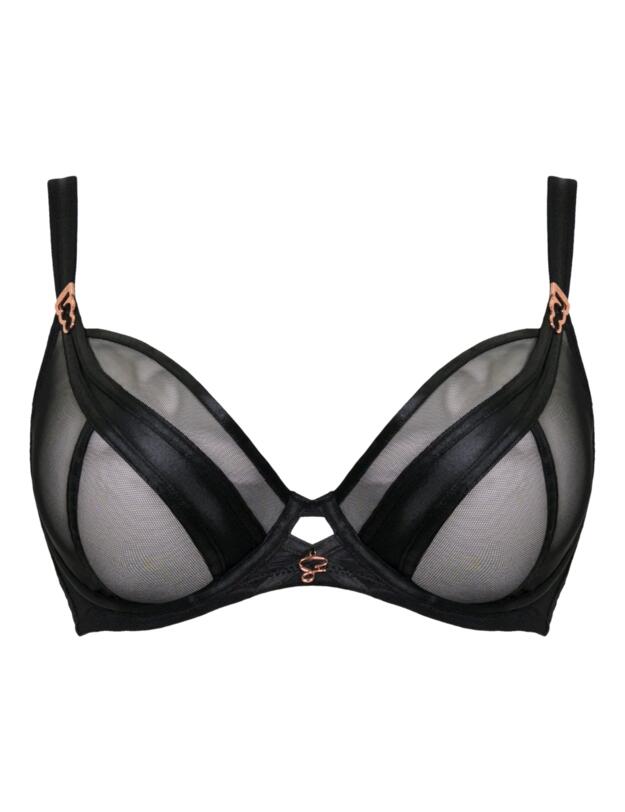 Scantilly by Curvy Kate Suspense Plunge Bra Black 