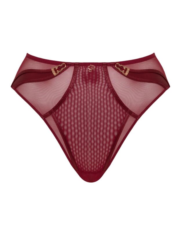 Scantilly by Curvy Kate Suspense High Waist Brief Sangria 