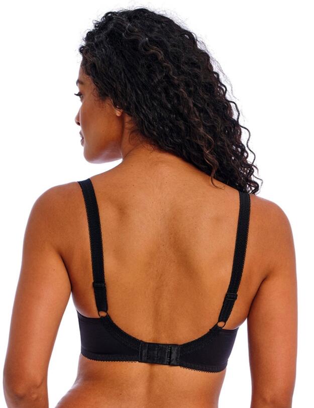 Freya Deco Moulded Plunge T-shirt Bra Black 