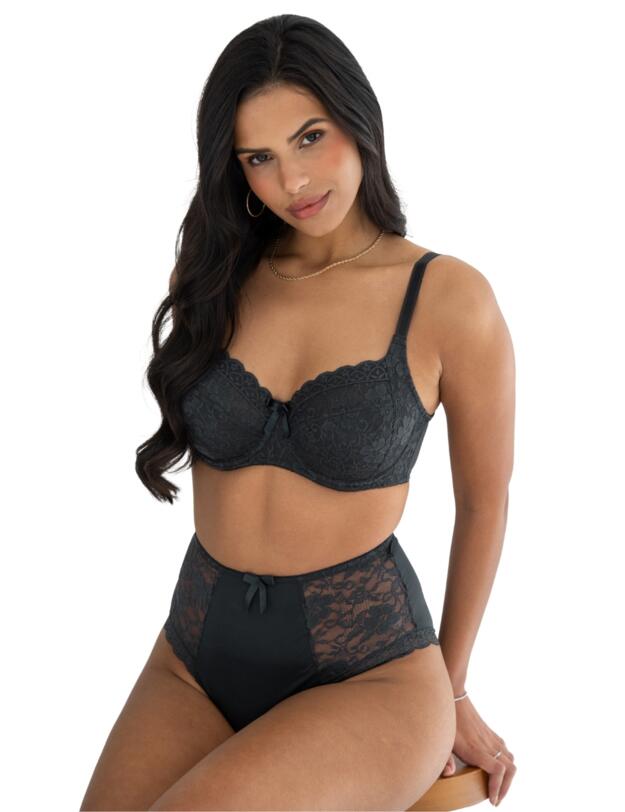 Pour Moi Rebel High Waisted Brief Smoke