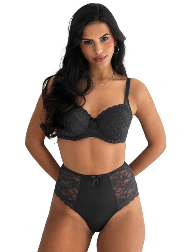 Pour Moi Rebel High Waisted Brief Smoke