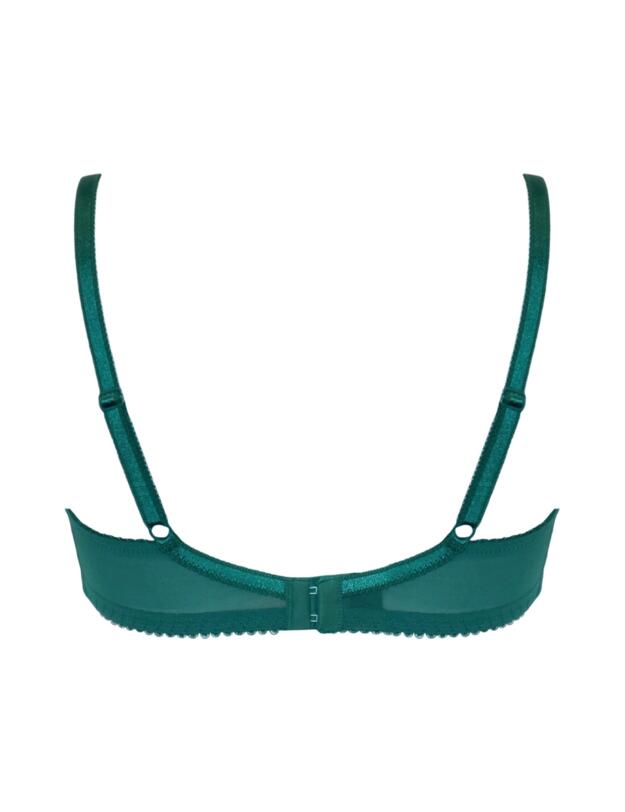 Pour Moi Amour Underwired Non-Padded Bra Teal/Soft Pink 