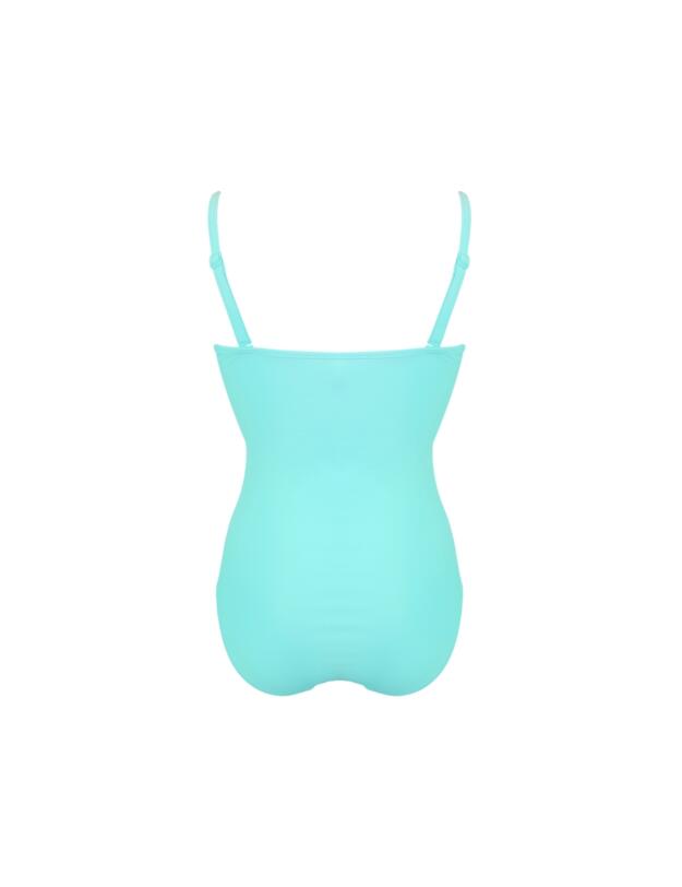 Pour Moi Santa Monica Strapless Tummy Control Swimsuit Mint
