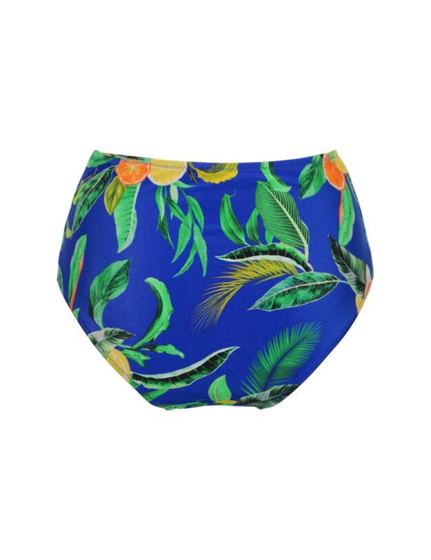 Pour Moi Santa Cruz Tummy Control Bikini Brief Blue Tropical