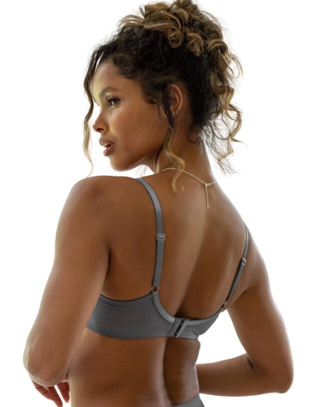 Pour Moi Roxanne Embroidered Non-Padded Underwired Bra Slate/Mint/Blue 