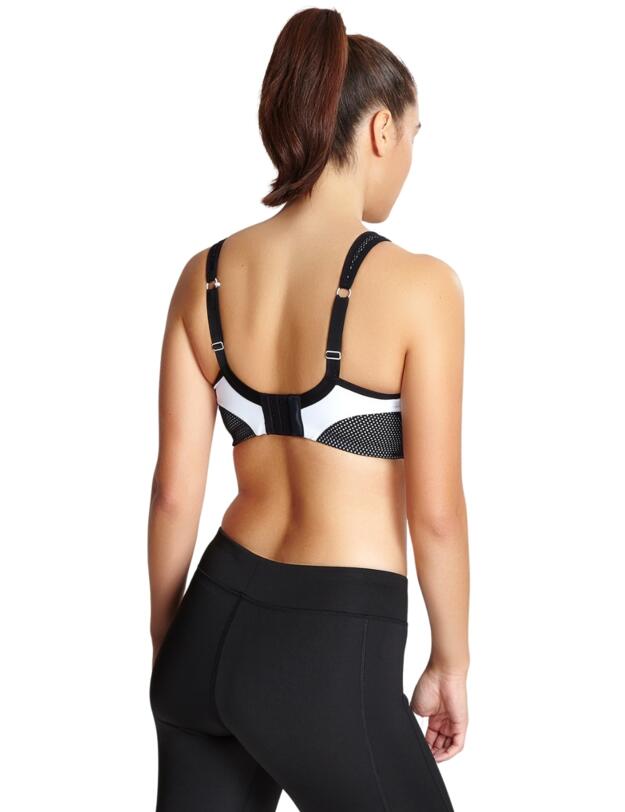 Panache Sports Wirefree Sports Bra White/Black