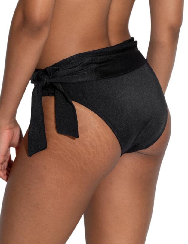 Pour Moi St Kitts Fold Over Bikini Brief Black