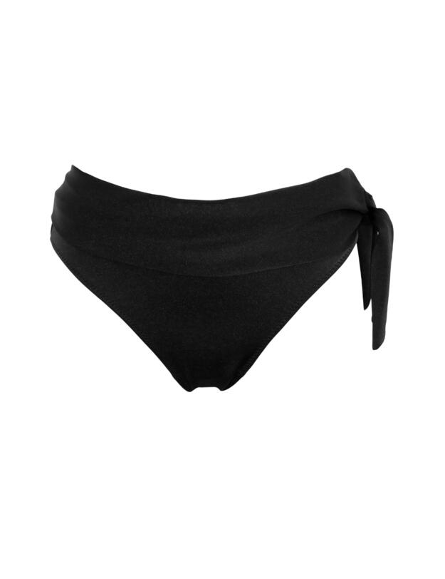Pour Moi St Kitts Fold Over Bikini Brief Black