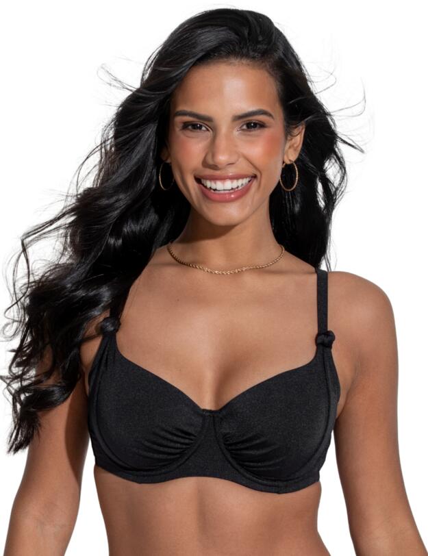 Pour Moi St Kitts Underwired Bikini Top Black