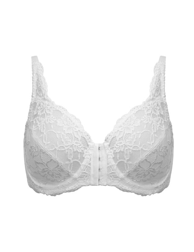Pour Moi Rosalind Underwired Front Fastening Bra White