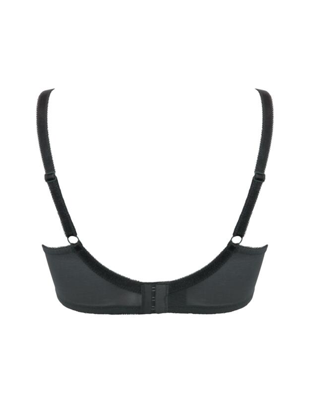 Pour Moi Rebel Underwired Side Support Bra Smoke