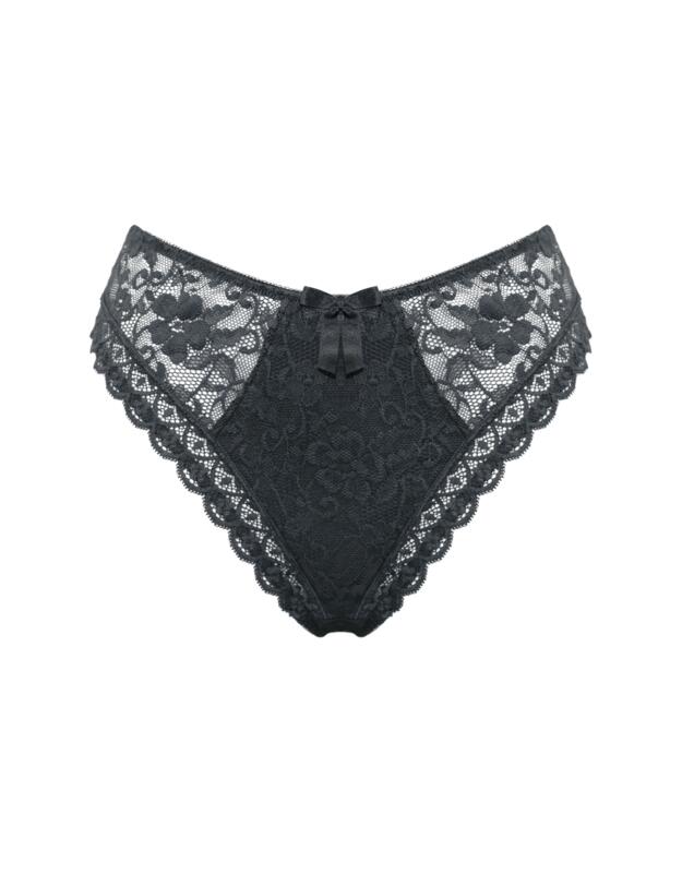 Pour Moi Rebel High Leg Brief Smoke