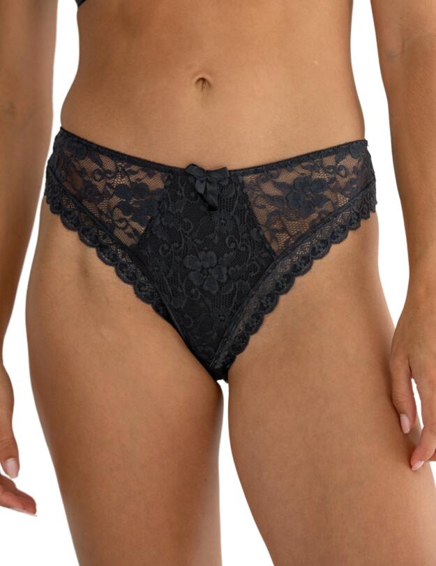 Pour Moi Rebel High Leg Brief Smoke