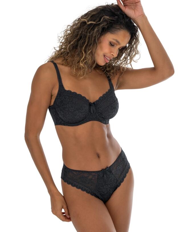 Pour Moi Rebel High Leg Brief Smoke
