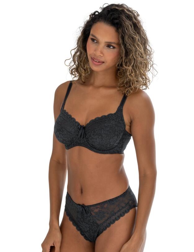Pour Moi Rebel High Leg Brief Smoke