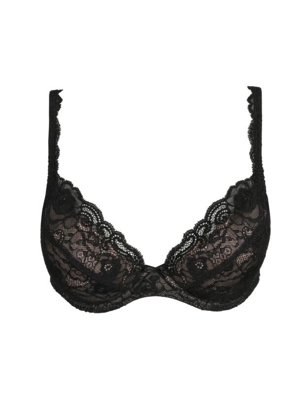Marie Jo Cyrile Push Up Removable Pads Bra Black 