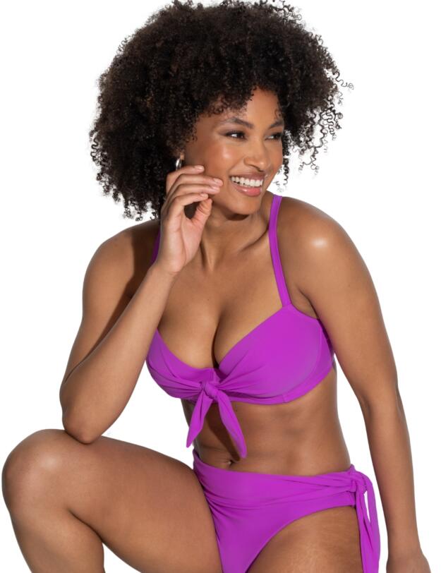 Pour Moi Rosa Cove Padded Underwired Convertible Bikini Top Ultraviolet