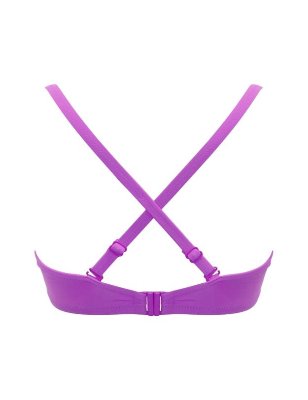 Pour Moi Rosa Cove Padded Underwired Convertible Bikini Top Ultraviolet