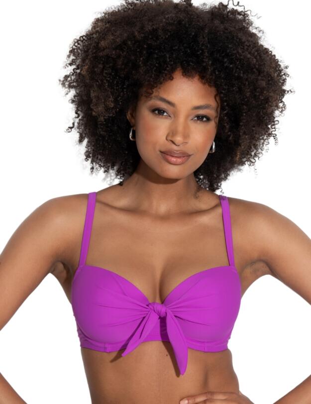 Pour Moi Rosa Cove Padded Underwired Convertible Bikini Top Ultraviolet
