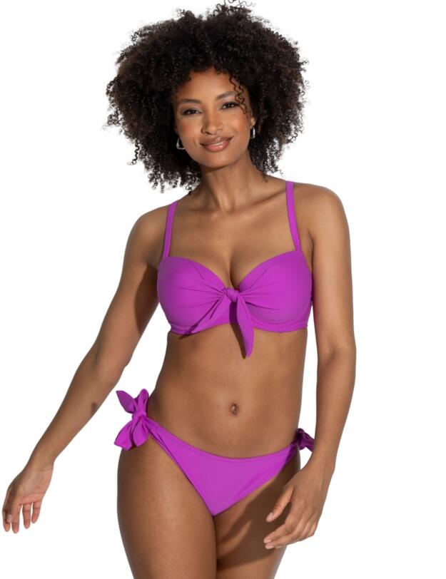 Pour Moi Rosa Cove Tie Side Bikini Brief Ultraviolet 