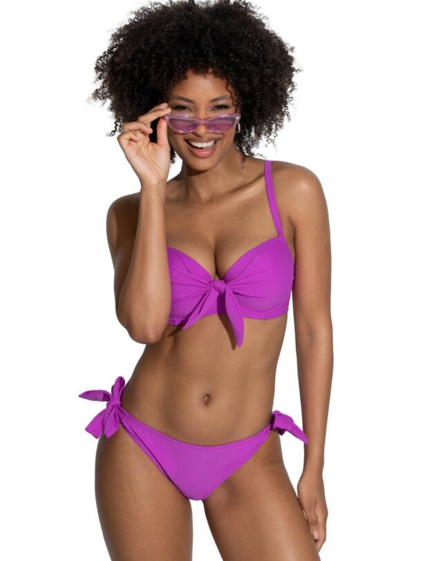 Pour Moi Rosa Cove Tie Side Bikini Brief Ultraviolet 