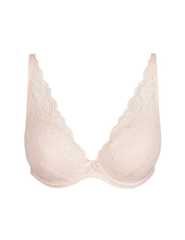 Marie Jo Cyrile Padded Plunge Bra Crystal Pink 
